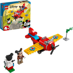 LEGO Disney Mickey Mouse’s Propeller Plane 10772 front view, bright colors for imaginative play