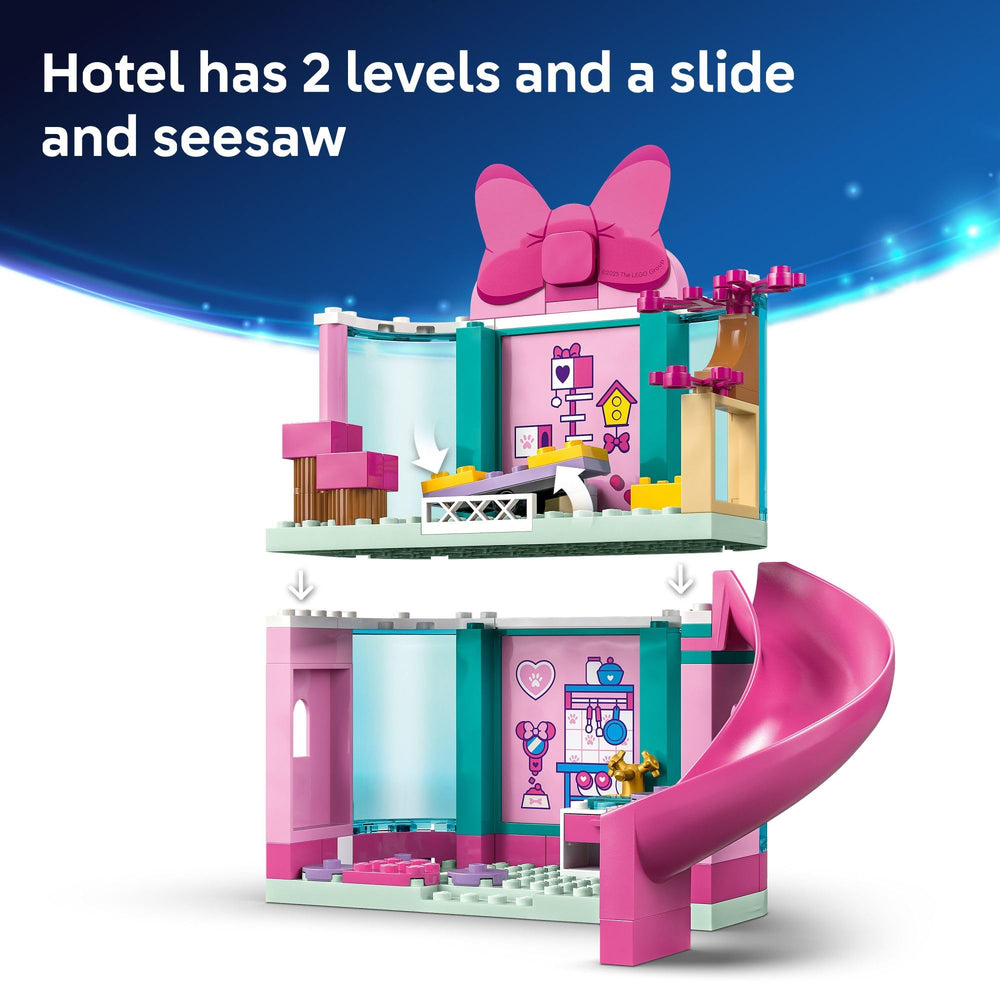LEGO Disney Minnie's Pet Hotel car and trailer for transport adventures