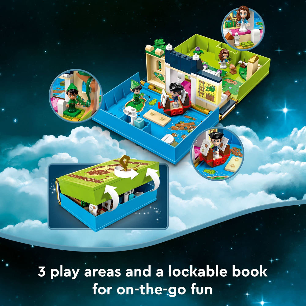 LEGO Disney Peter Pan Wendy storybook adventure Lost Boys hideout for creative quests