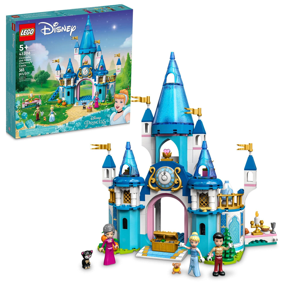 LEGO Disney Princess Cinderella castle ballroom dance floor sparks imaginative play.