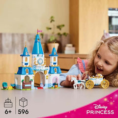 LEGO Disney Cinderella Figures set includes Cinderella and Prince Charming for role play.