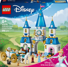 LEGO Disney Cinderella Pieces: 596 pieces for substantial, engaging building.