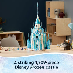 LEGO Disney Ice Castle throne room scene for storytelling and display.
