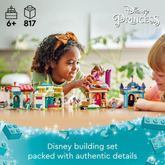 LEGO Disney Princess Market Adventure treasure shop display encourages storytelling and treasure-hunt imagination.