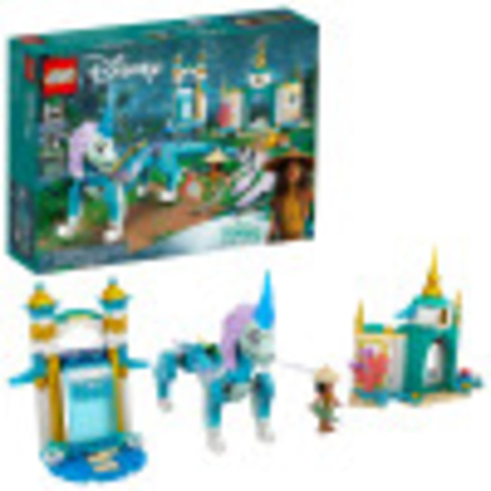 LEGO Disney Raya and Sisu Dragon 43184 palace gate for imaginative storytelling and a secret-room play