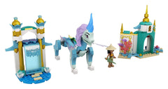 LEGO Disney Raya and Sisu Dragon 43184 waterfall feature enabling opening-waterfall play