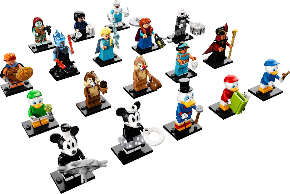 LEGO Disney Series 2 Mickey vintage minifigure with accessory for display and play.