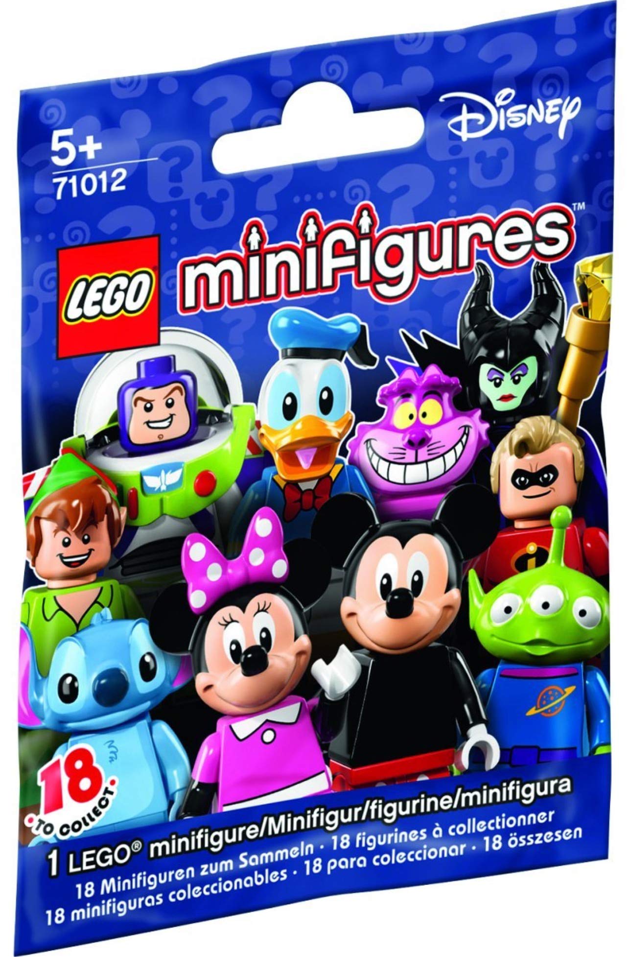 LEGO Disney 71012 mystery pack with a single collectible minifigure ready for play