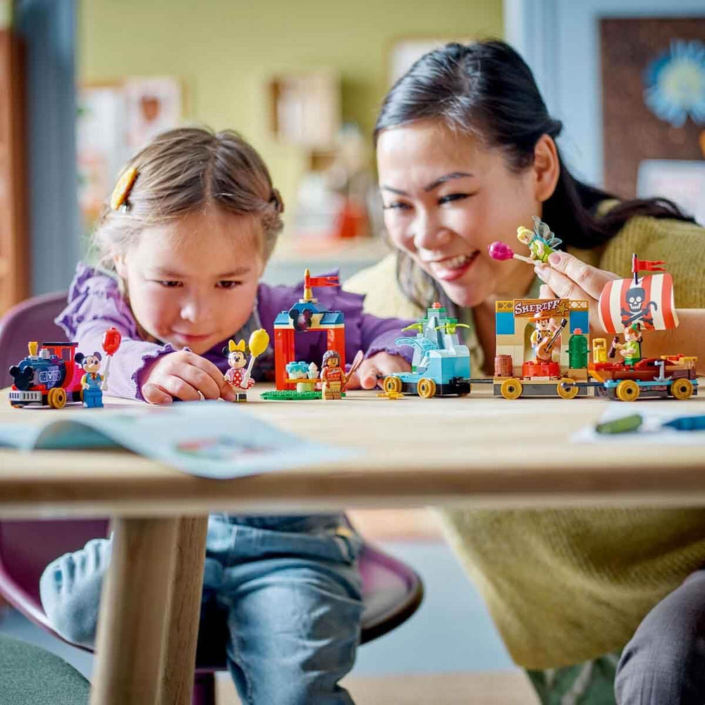 LEGO Disney Train Disney 100th Anniversary scene with hidden elements