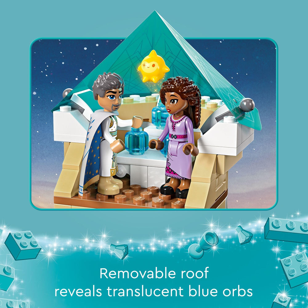 LEGO Disney Wish King Magnifico’s Castle mirrored closet room adds mystery to role play.