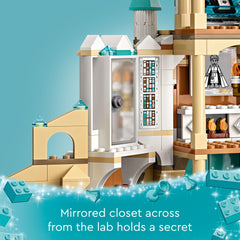 LEGO Disney Wish King Magnifico’s Castle removable pyramid roof enables quick reconfigurations.