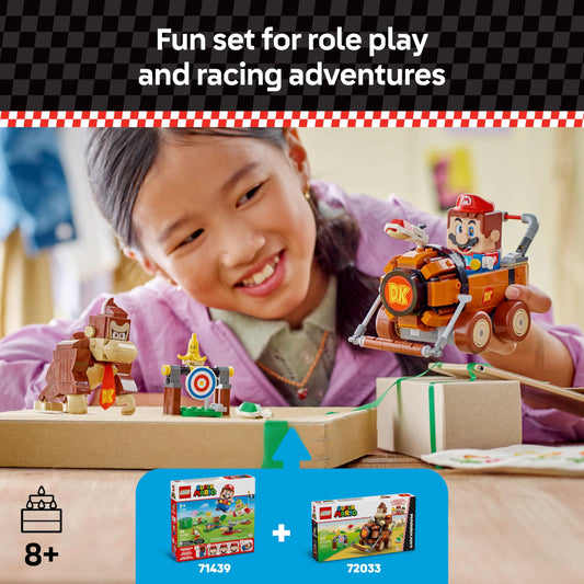 LEGO Donkey Kong figure ready for adventurous story play