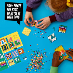 LEGO DOTS large 8x8 patches create bold, single mosaic designs