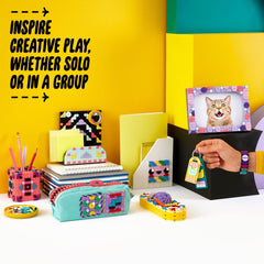 LEGO DOTS desk storage tray bright organization for kids' rooms and desks