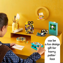 LEGO DOTS Hogwarts mosaic tiles feature exclusive designs for personalization.