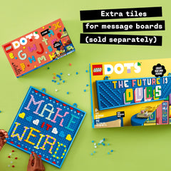 LEGO DOTS colorful tiles for room decor and DIY projects