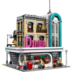 LEGO Downtown Diner boxing gym area for dynamic play scenarios