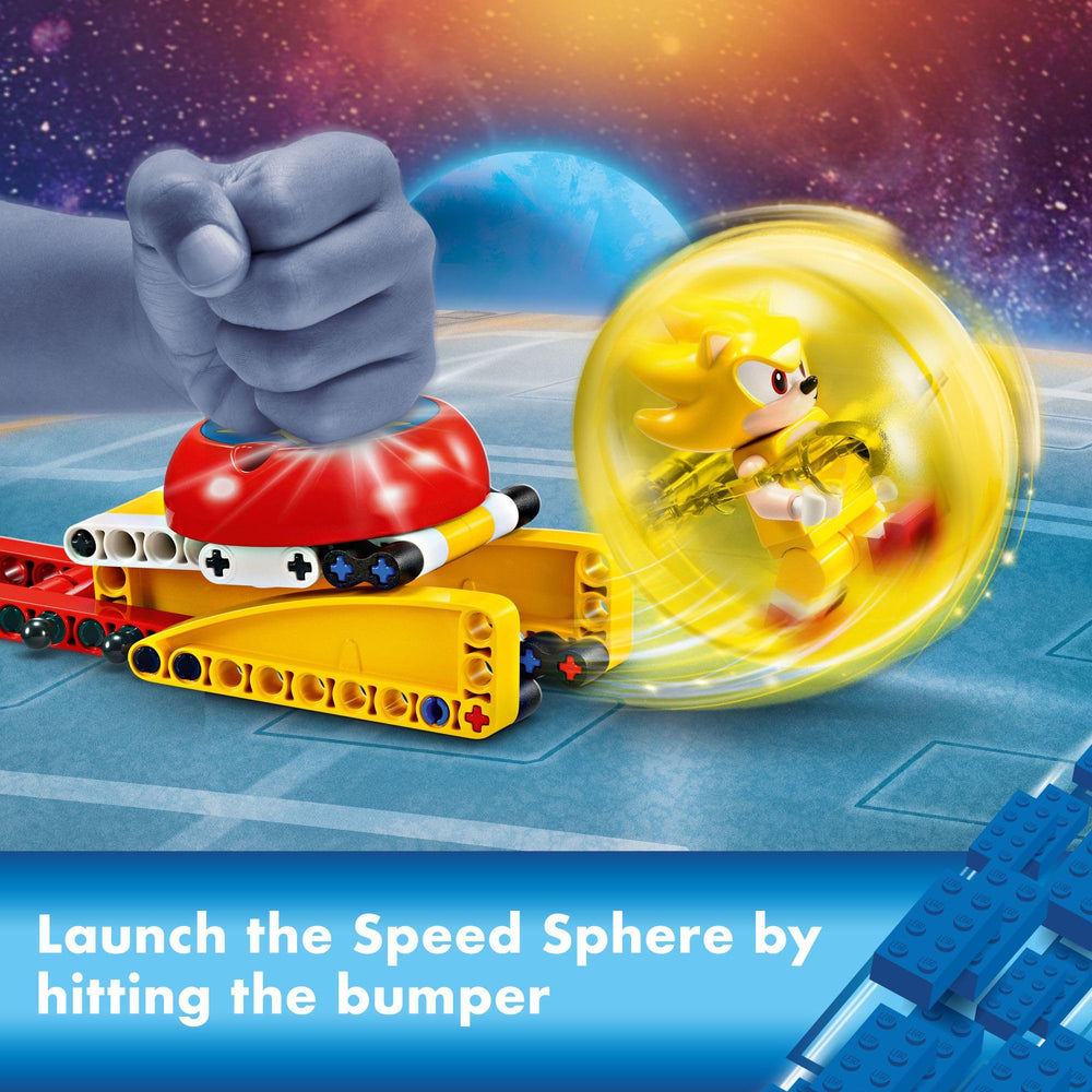 LEGO Dr. Eggman minifigure completes iconic villain presence.