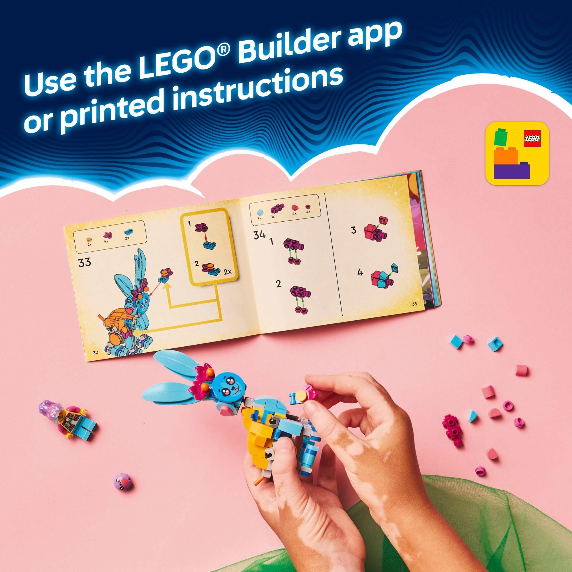 LEGO DREAMZzz Bunchu 20-build-options highlight versatile play
