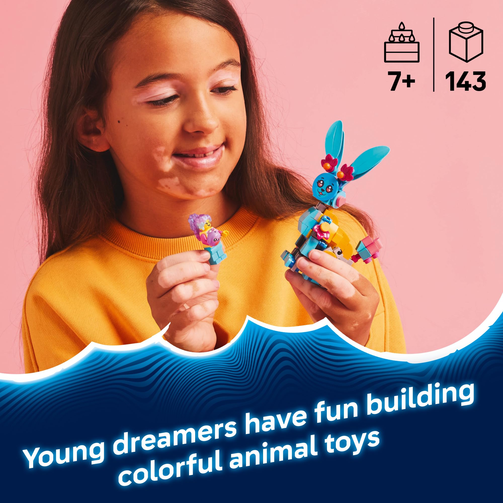 LEGO DREAMZzz Bunchu elephant build for creative storytelling