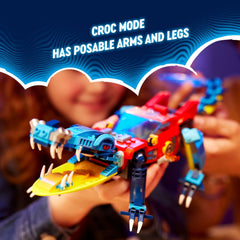 LEGO DREAMZzz Crocodile Car 71458 Night Hunter bike introduces playful villains