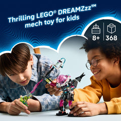 LEGO DREAMZzz two-mech-build-options display supports imaginative roleplay.