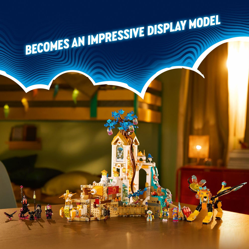 LEGO DreamZzz Castle Nocturnia waterfall feature adds dynamic action to pretend quests