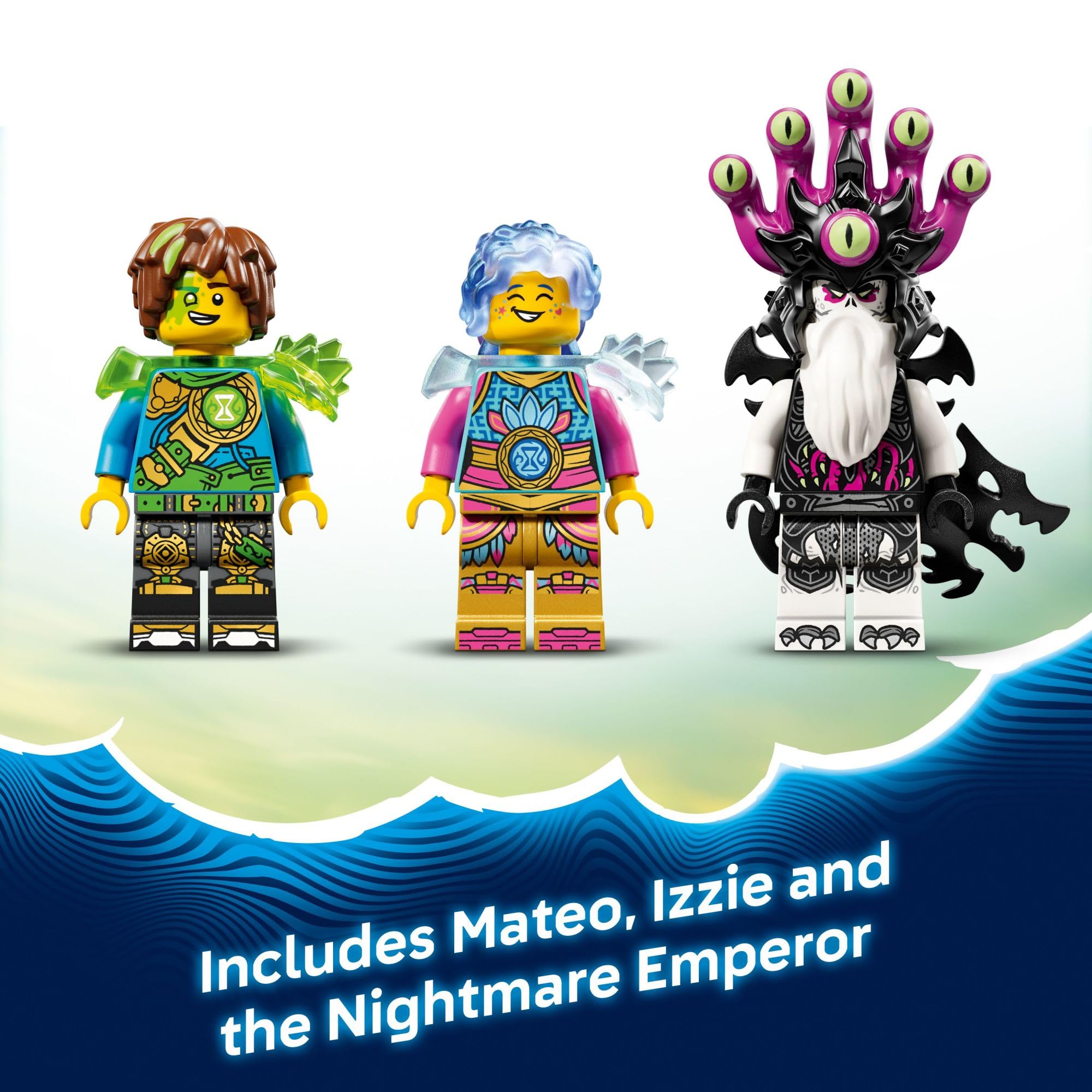 LEGO DREAMZzz Fox Guardian Mech wings create airborne play moments and dramatic poses.
