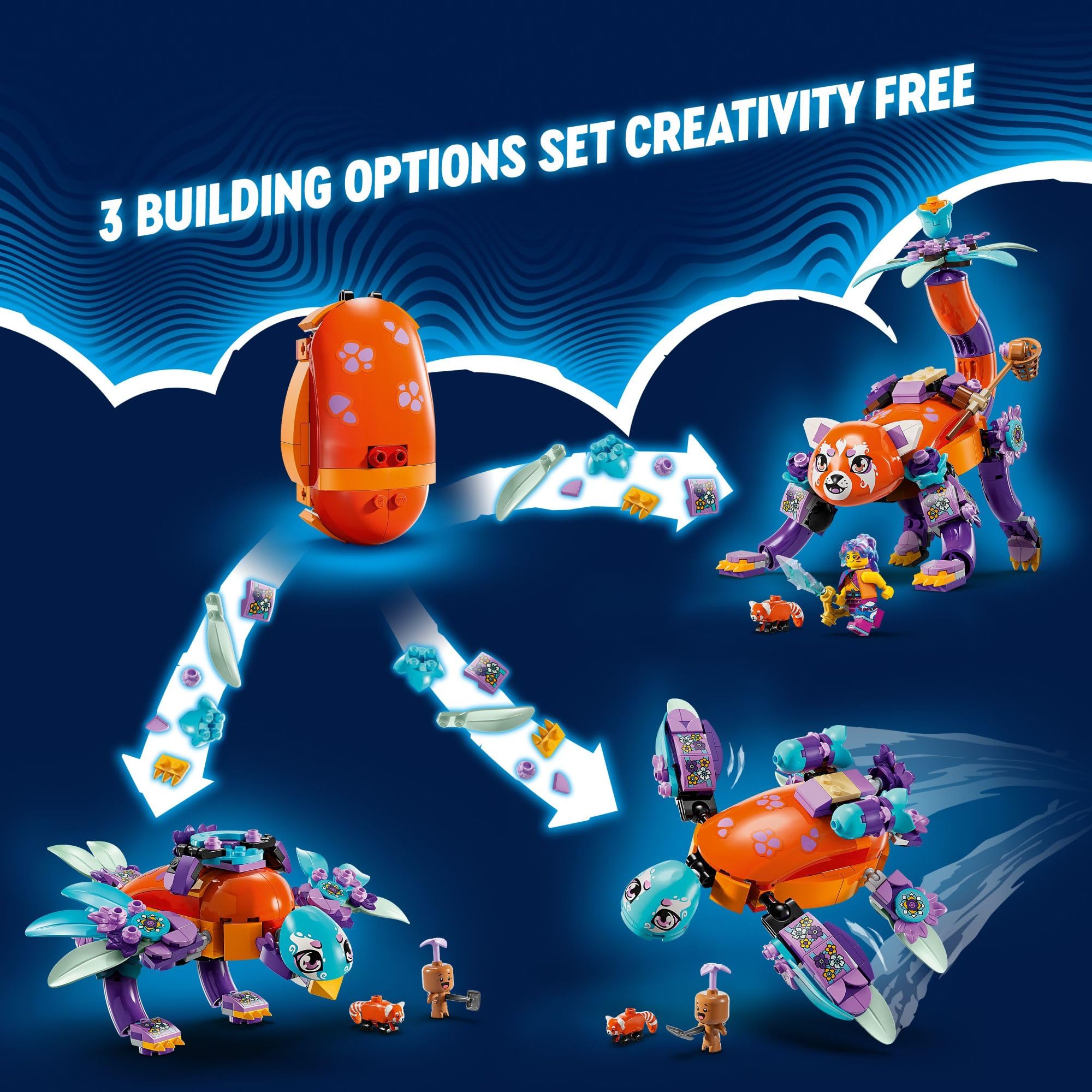 LEGO DREAMZzz Izzie’s Dream Animals bird figure soaring above action