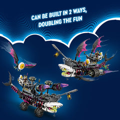 LEGO DREAMZzz Nightmare Shark Ship opening jaw reveals secret treasure chest