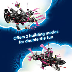 LEGO DREAMZzz Nightmare Shark Submarine battleship mode for epic battles