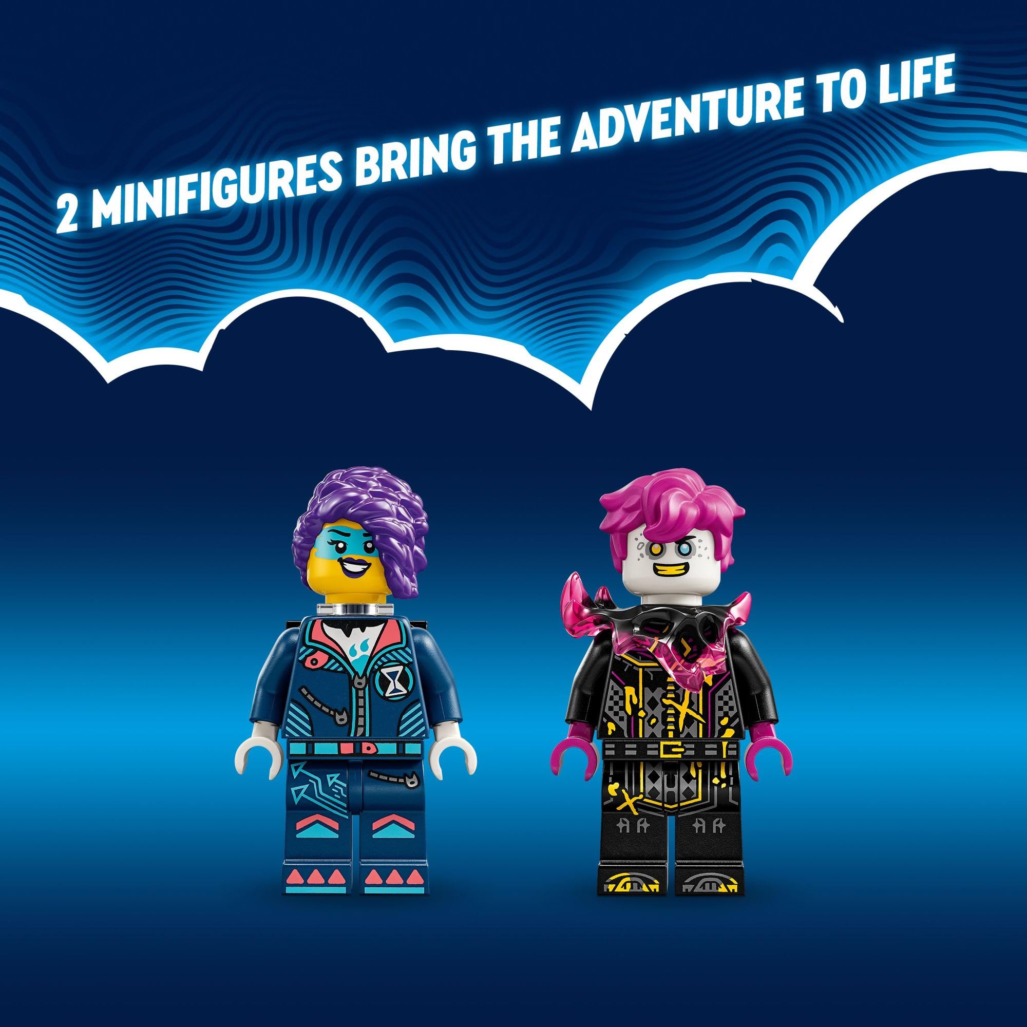 LEGO DREAMZzz story-led building instructions guide dual adventures.