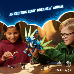 LEGO DREAMZzz Zoey and Zian cat-peacock build sparks dynamic flight-style storytelling.