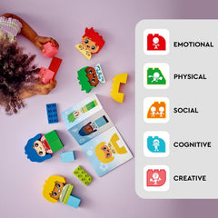 LEGO DUPLO 10415 face-expression pieces to switch moods during play