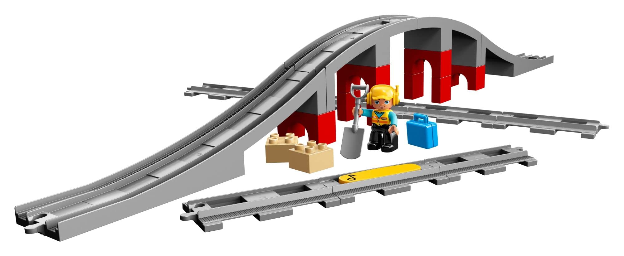 LEGO DUPLO 10872 tracks for toddler creativity and easy placement