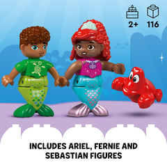 LEGO DUPLO Ariel palace ballroom accessories spark storytelling through dance and social play.