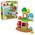 LEGO DUPLO balancing tree pieces support early problem solving and fine motor skills.