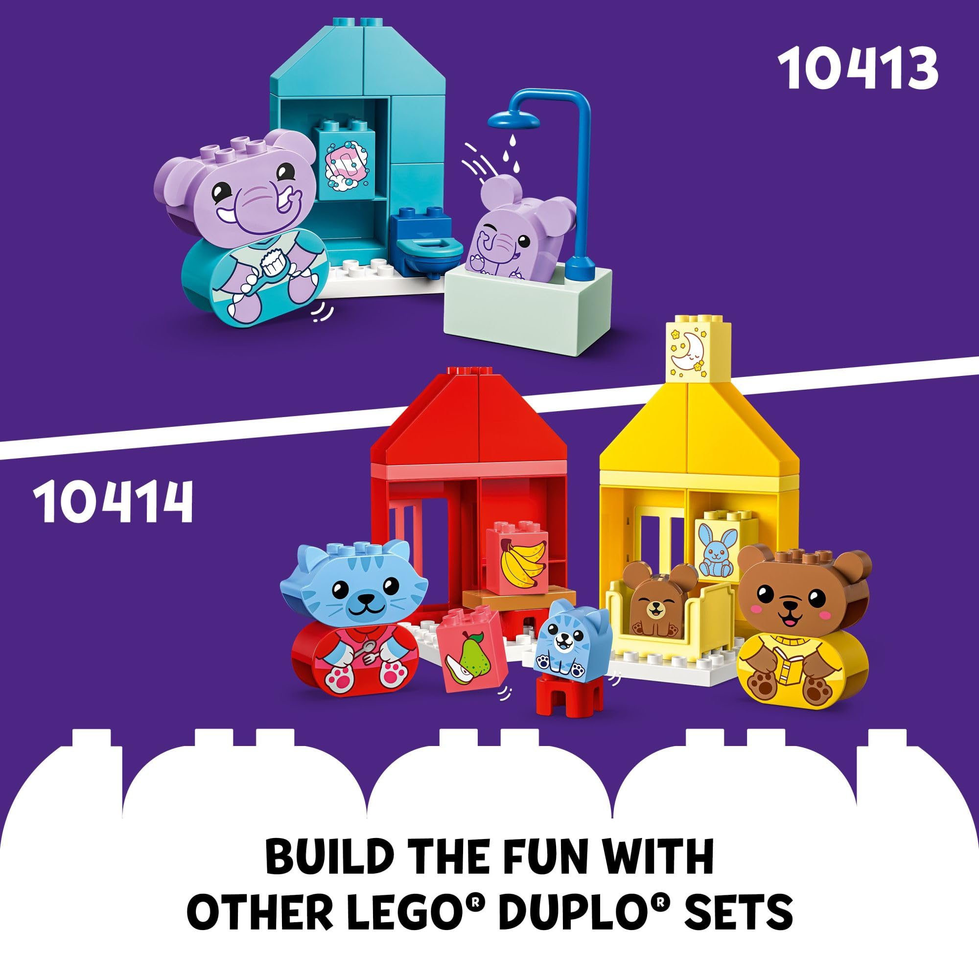 LEGO DUPLO 28-piece set supports fine motor skills and imaginative play.