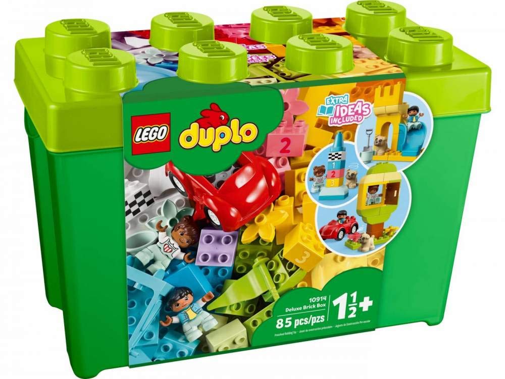 LEGO DUPLO Deluxe Brick Box 10914 window piece enhances building scenes.