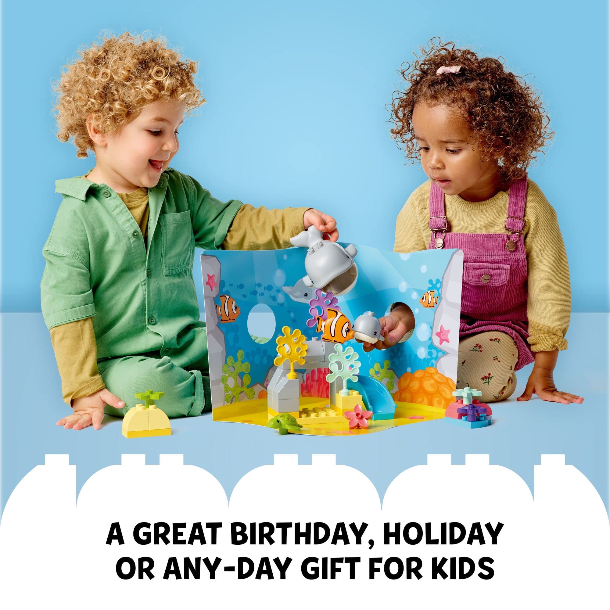 LEGO DUPLO folding ocean floor mat enables interactive, hands-on learning.