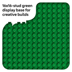 LEGO DUPLO baseplate on the go supports portable display and transport.