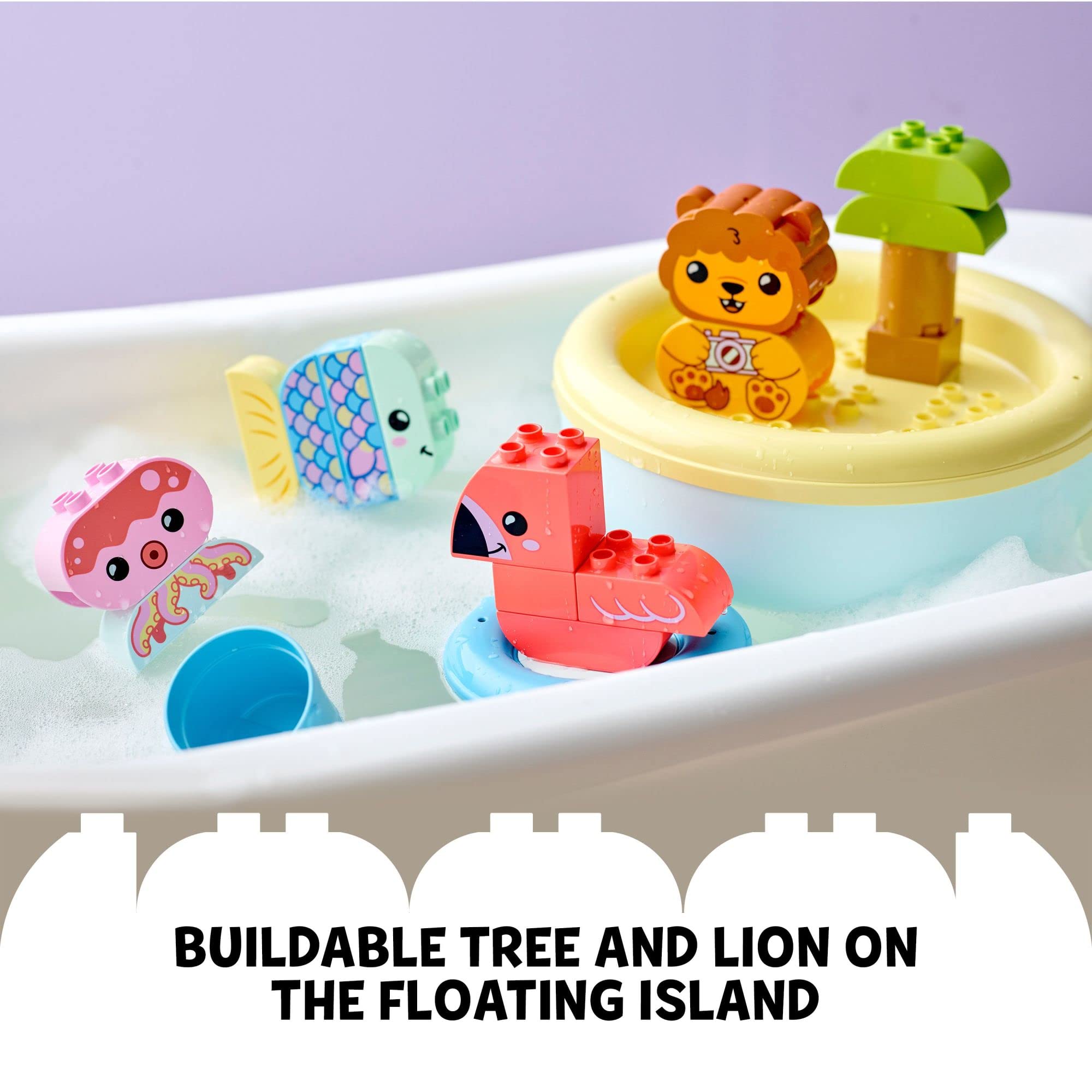 LEGO DUPLO Island with tree 10966 encourages imaginative play