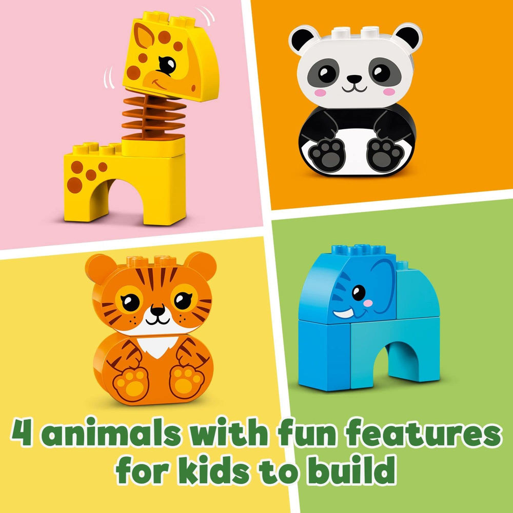 LEGO DUPLO tiger figure enabling fine motor exploration
