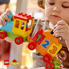 LEGO DUPLO Number Train cat figure enhances storytelling during playtime