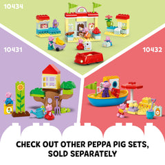 LEGO DUPLO Peppa Pig Birthday House camera and gifts boost narrative play