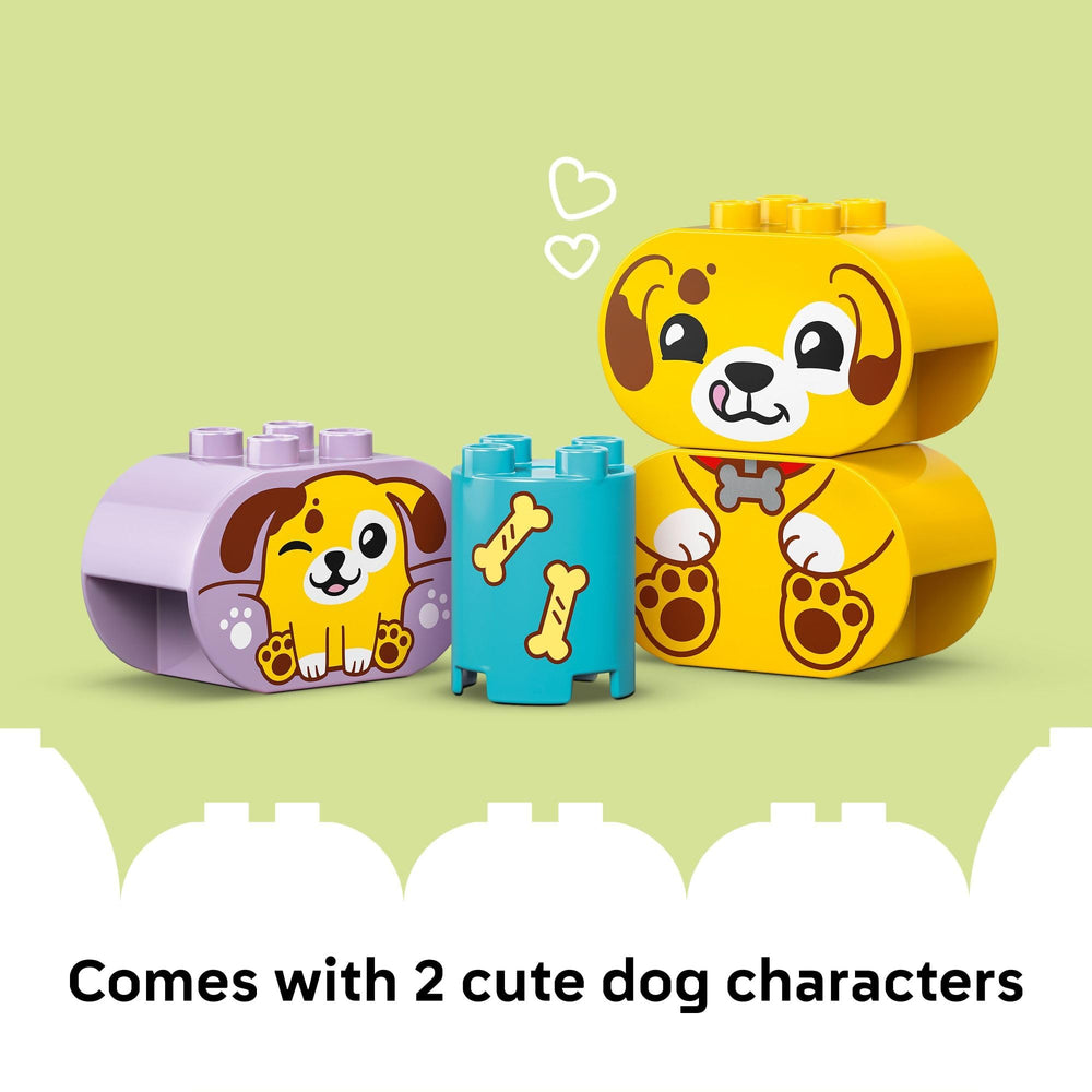 LEGO DUPLO Puppy House 17-piece set supports safe, hands-on learning for 18 months and up.