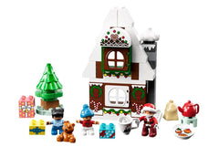 LEGO DUPLO Santa's Gingerbread House 10976 side view encourages storytelling and sharing