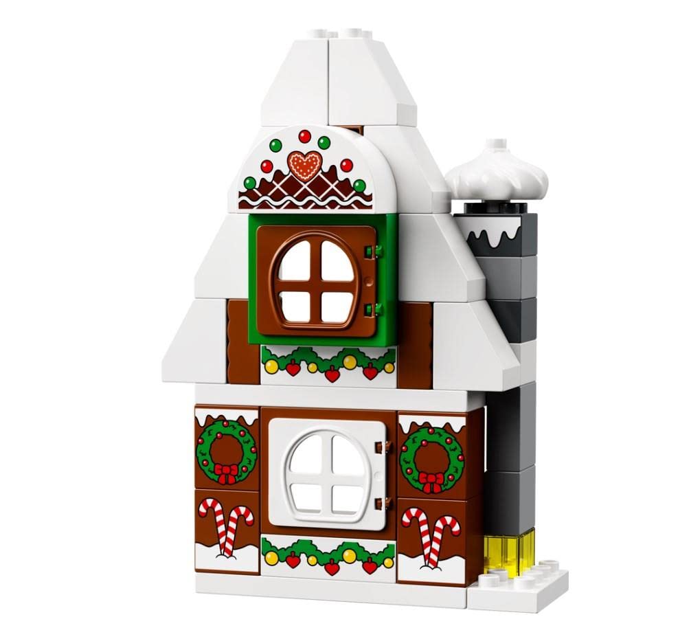 LEGO DUPLO Santa's Gingerbread House 10976 tree with gifts scene fosters role-play