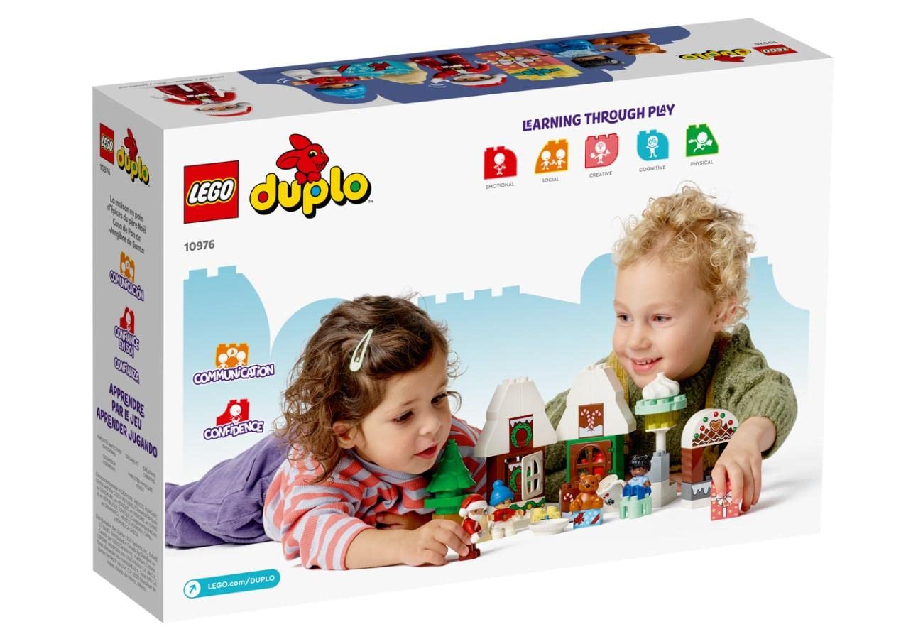 LEGO DUPLO Santa's Gingerbread House 10976 winter scene sparks creative storytelling