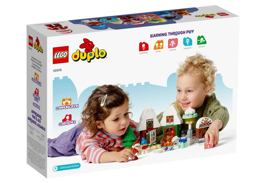 LEGO DUPLO Santa's Gingerbread House 10976 winter scene sparks creative storytelling